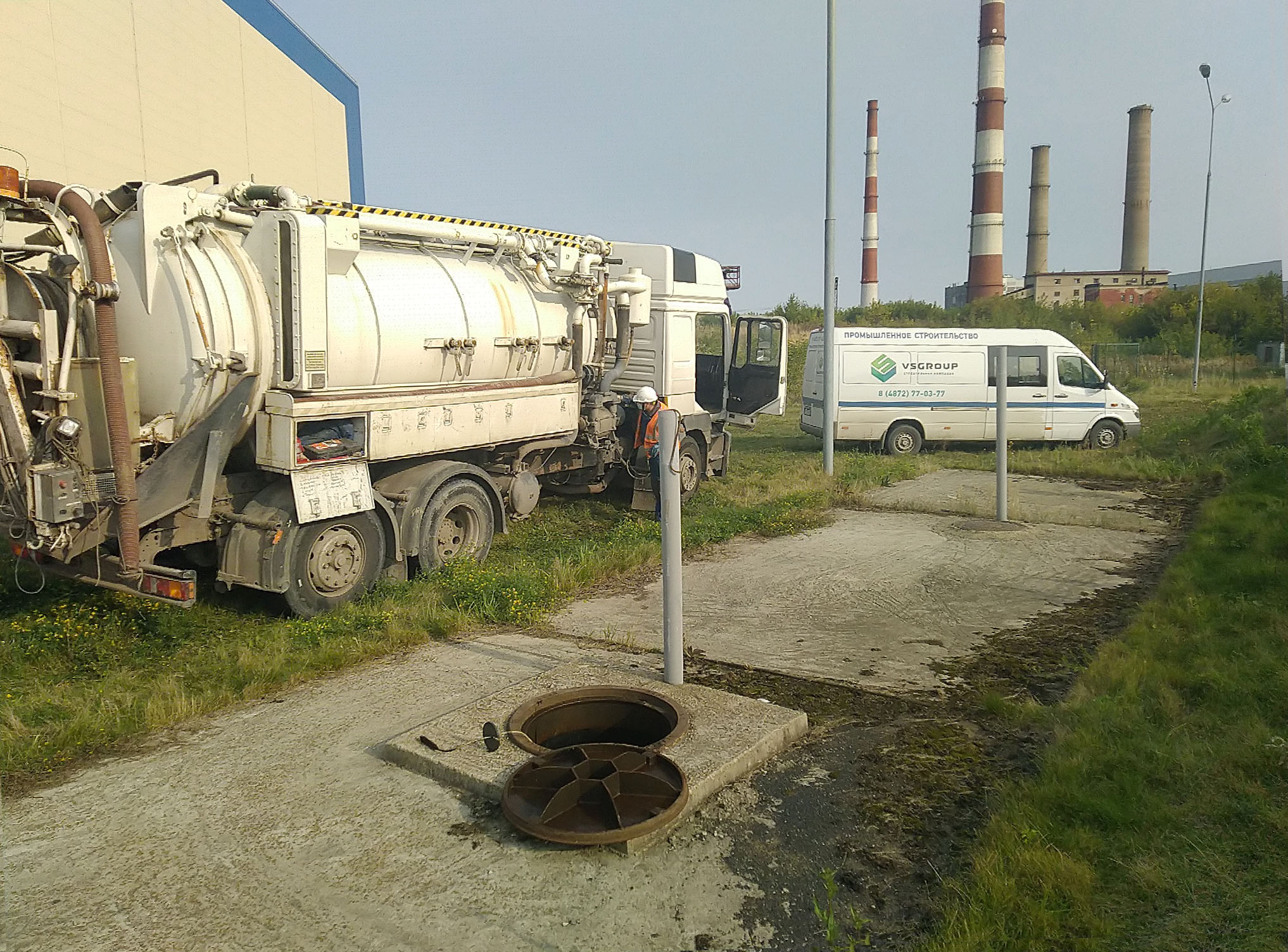 Техническое обслуживание канализации на промышленных объектах